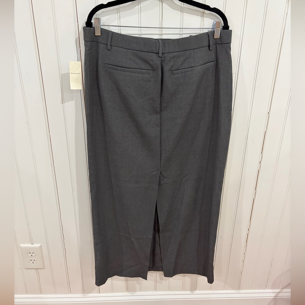 NWT A&F Charcoal Pencil Skirt - Picture 5 of 7